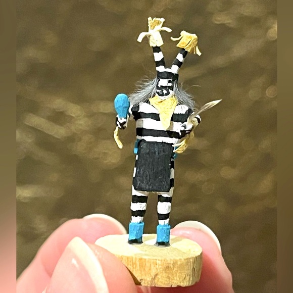 🖤Vintage Authentic Koshari Kachina Doll Miniature Native American Artists🖤 - Picture 5 of 7